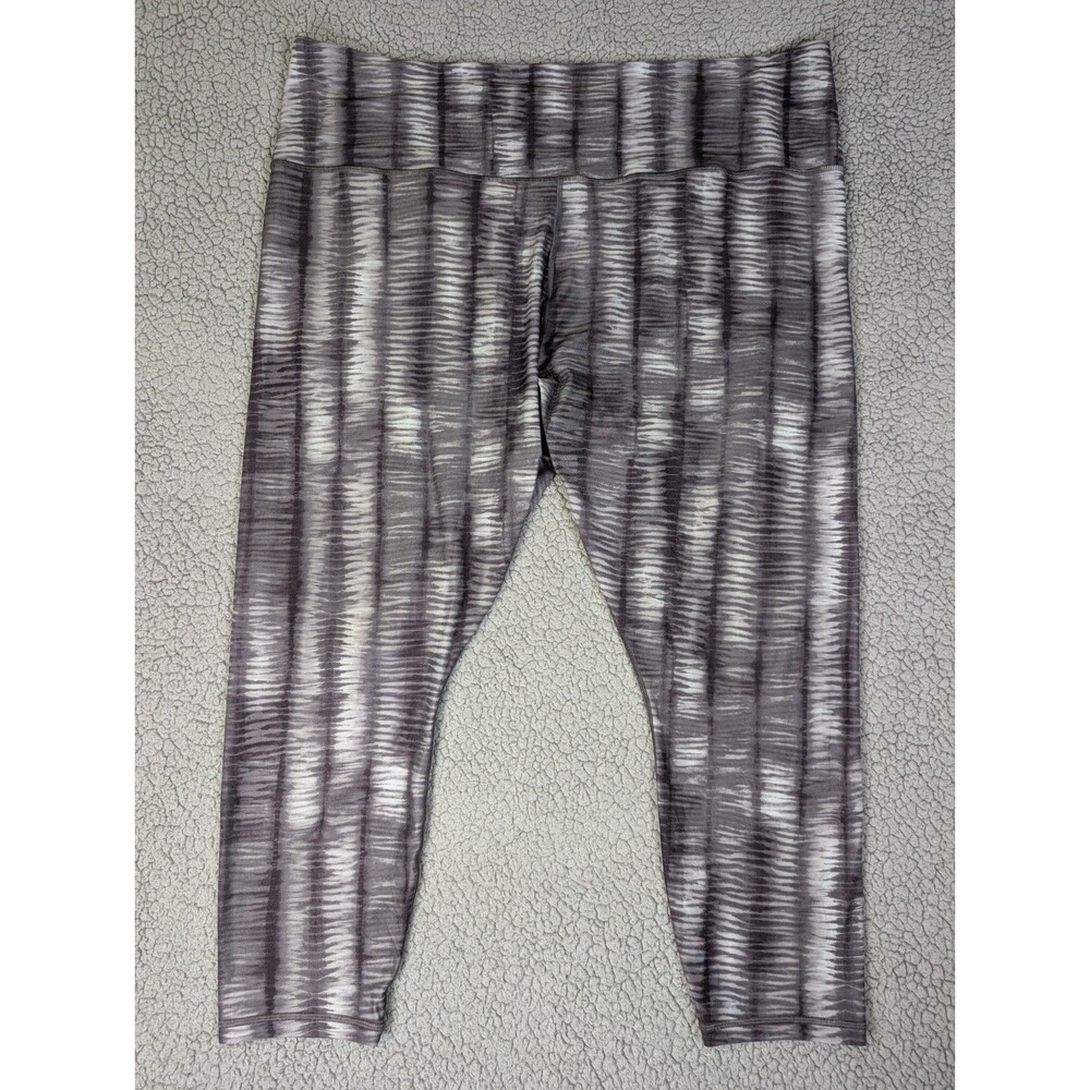 Athleta Women’s Size 3X Elation Printed 7/8 Printed High Waisted Tight Stripes